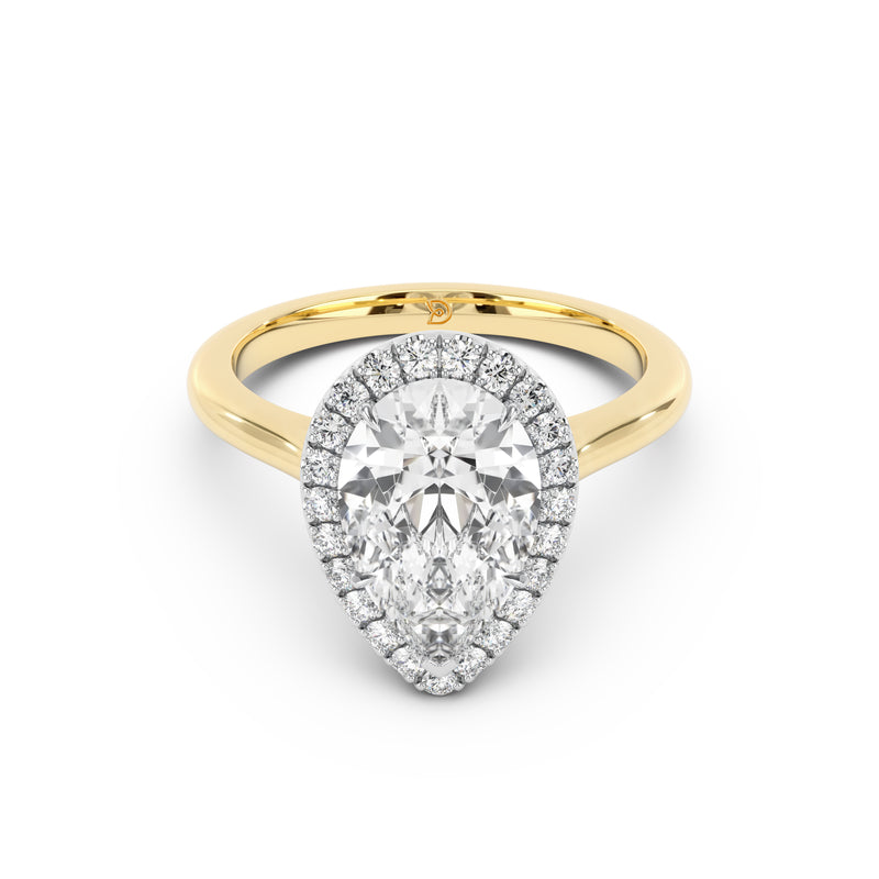 Aurora Halo Cathedral Ring