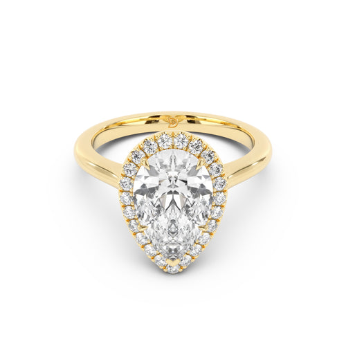 Aurora Halo Cathedral Ring
