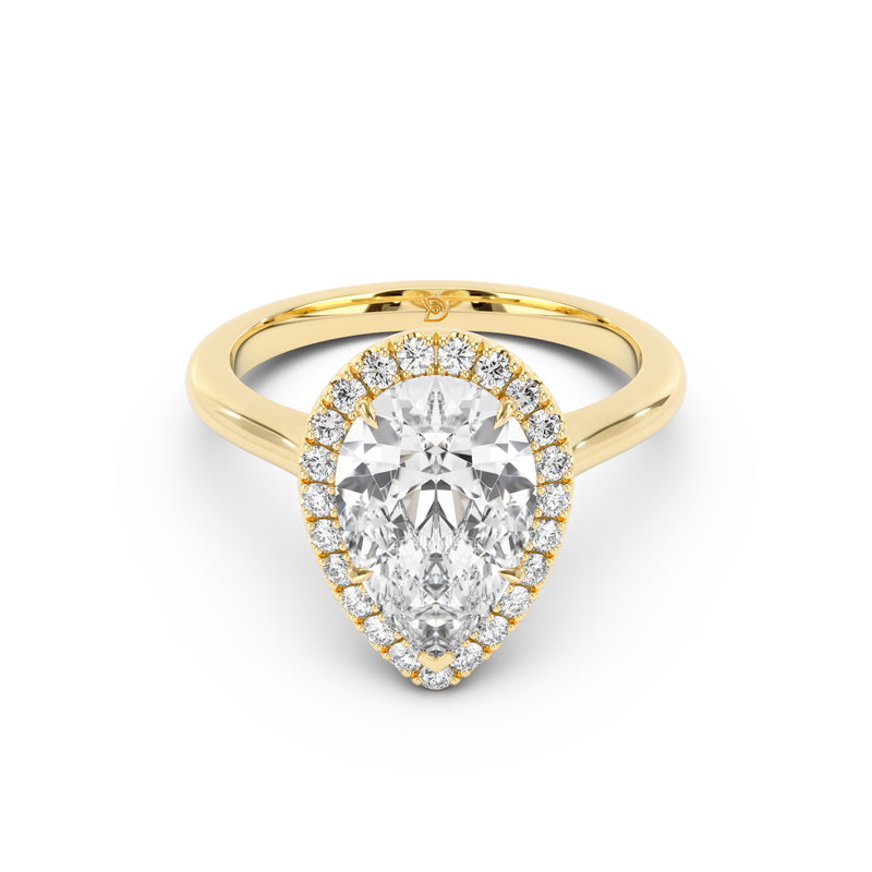 Aurora Halo Cathedral Ring