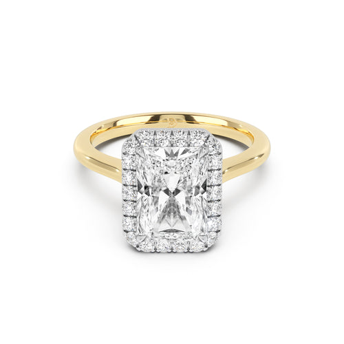 Aurora Halo Cathedral Ring