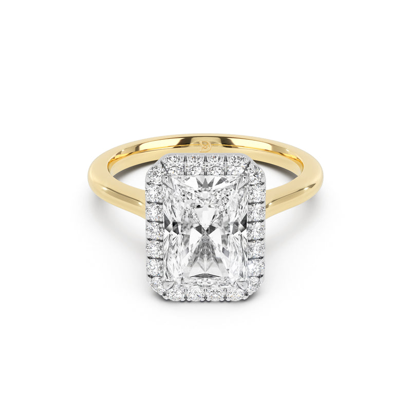Aurora Halo Cathedral Ring