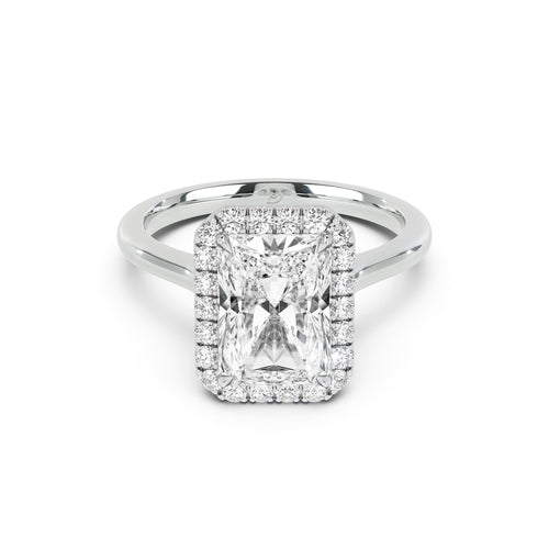 Aurora Halo Cathedral Ring
