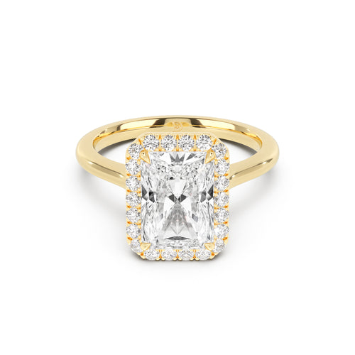Aurora Halo Cathedral Ring