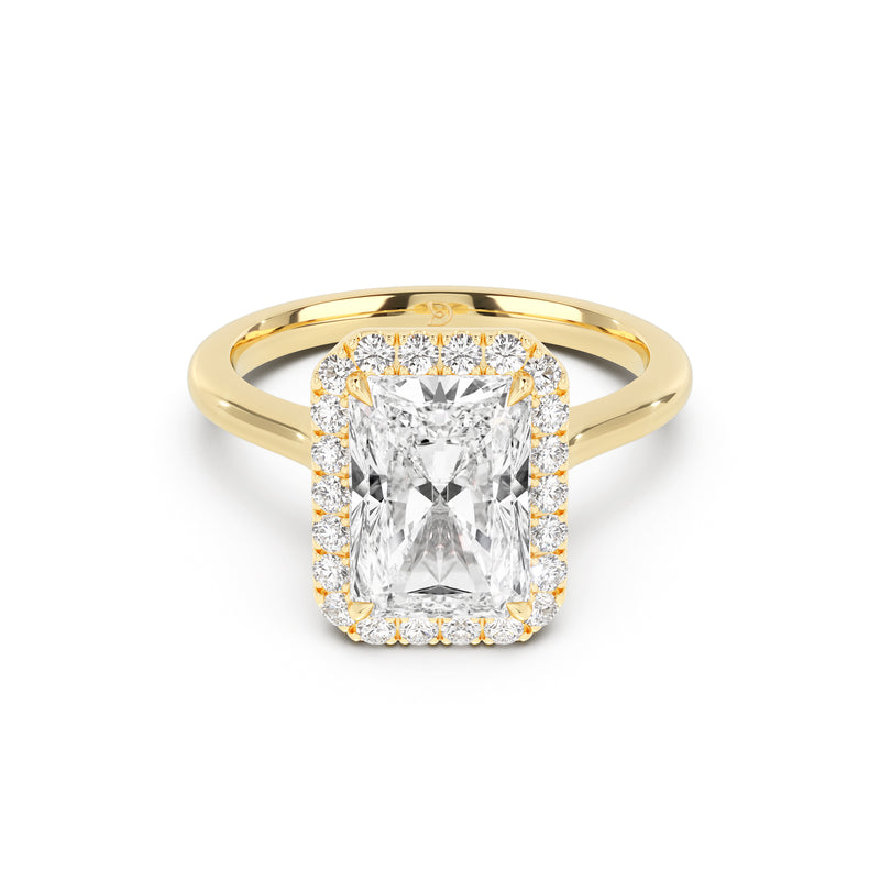 Aurora Halo Cathedral Ring
