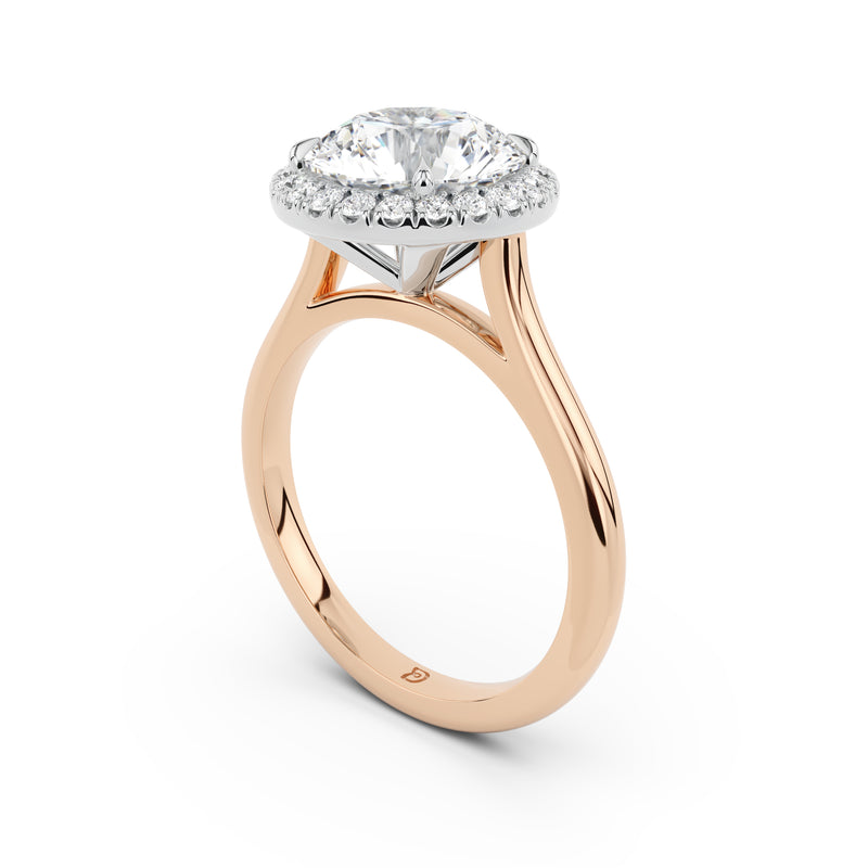 Aurora Halo Cathedral Ring