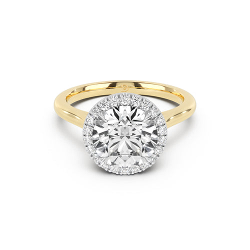 Aurora Halo Cathedral Ring