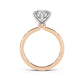 Ribbon Solitaire Engagement Ring