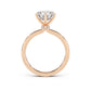 Ribbon Solitaire Engagement Ring