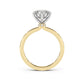 Ribbon Solitaire Engagement Ring
