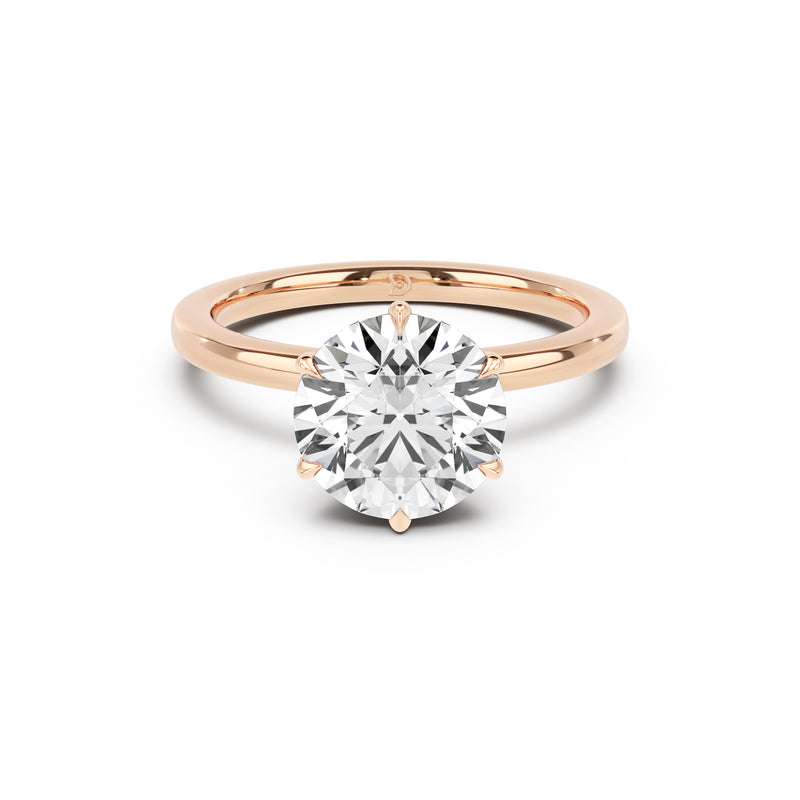 Ribbon Solitaire Engagement Ring