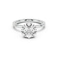 Ribbon Solitaire Engagement Ring