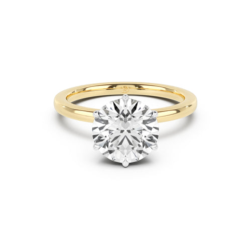Ribbon Solitaire Engagement Ring