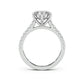 Theodore Engagement Ring with Diamond Band