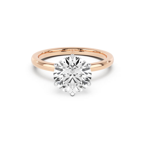 DE Signature Solitaire Engagement Ring
