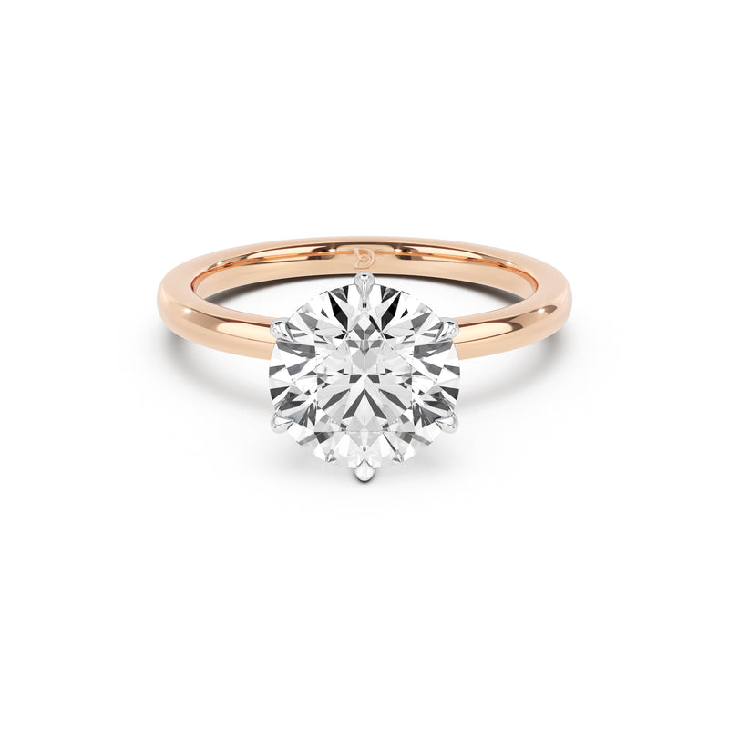 DE Signature Solitaire Engagement Ring