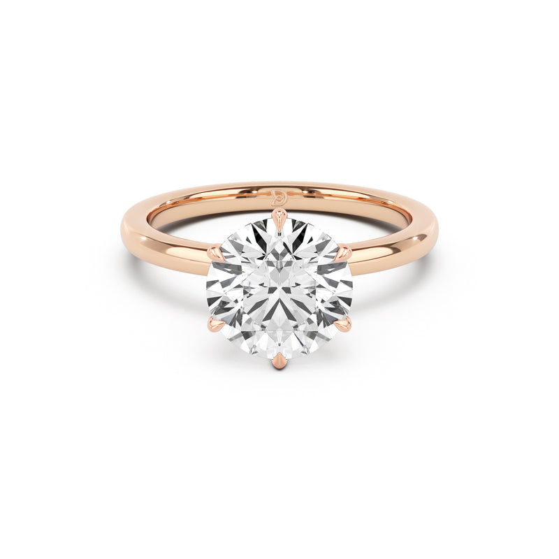 DE Signature Solitaire Engagement Ring