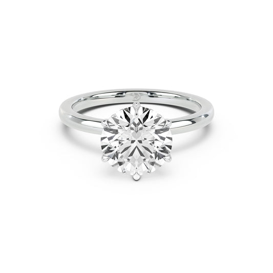 DE Signature Solitaire Engagement Ring