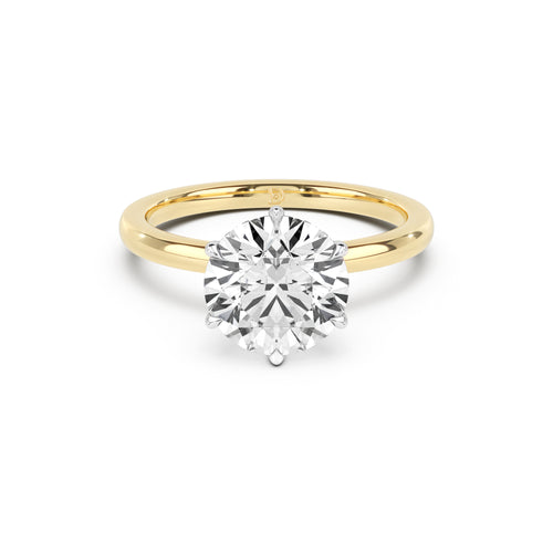 DE Signature Solitaire Engagement Ring