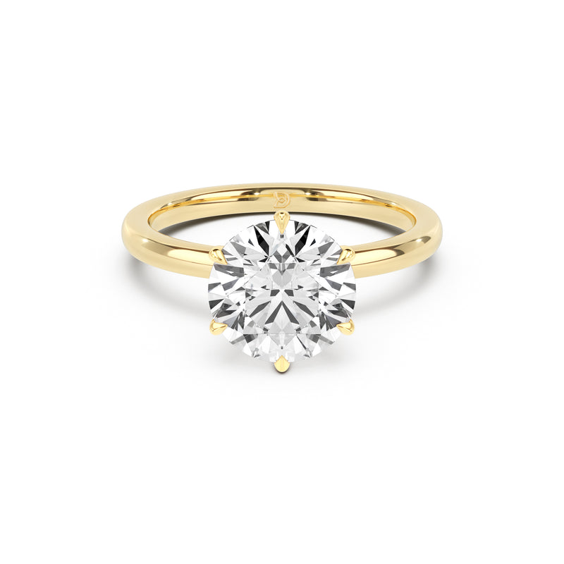 DE Signature Solitaire Engagement Ring