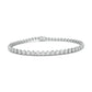 Medium Illusion Set Diamond Tennis Bracelet