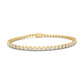 Medium Illusion Set Diamond Tennis Bracelet