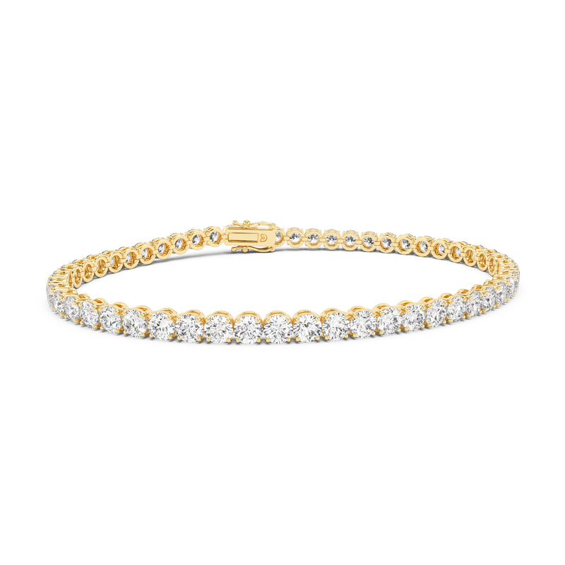 Classic Large Diamond Tennis Bracelet