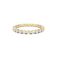Single Shared Claw Diamond Band - Petite