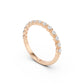 Single Shared Claw Diamond Band - Petite