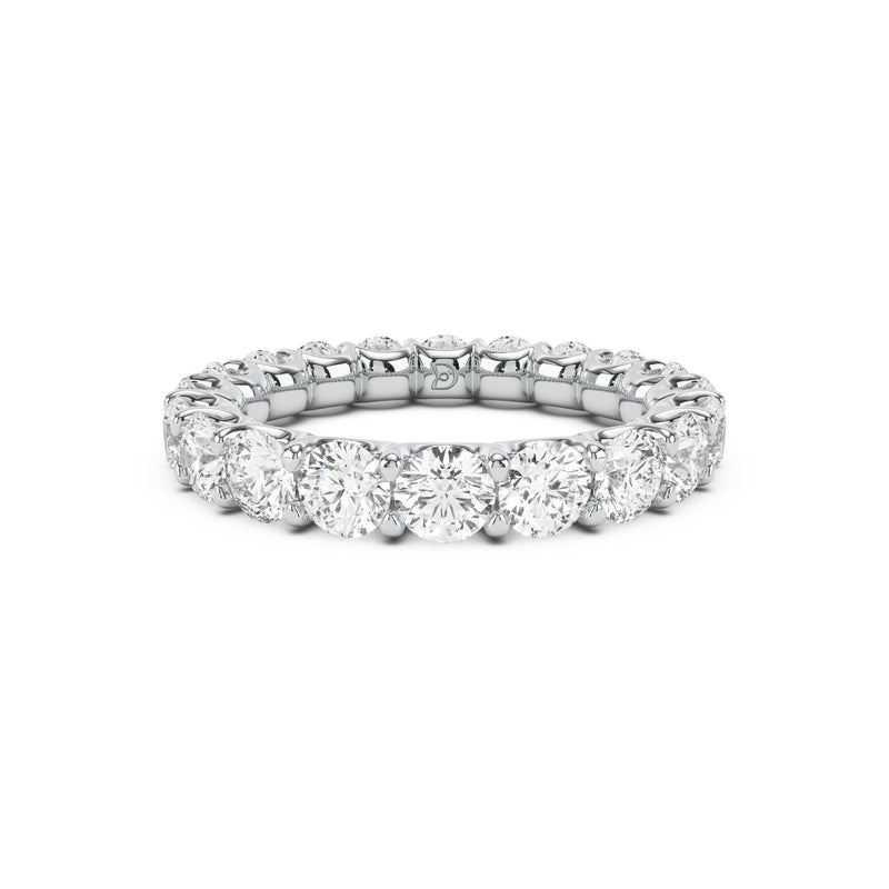 Scallop Shared Claw Diamond Band