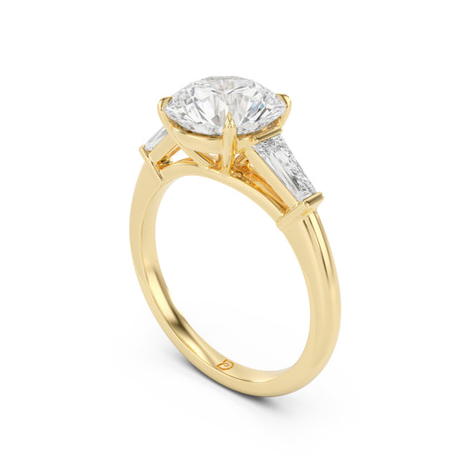 Grace Three Stone Engagement Ring