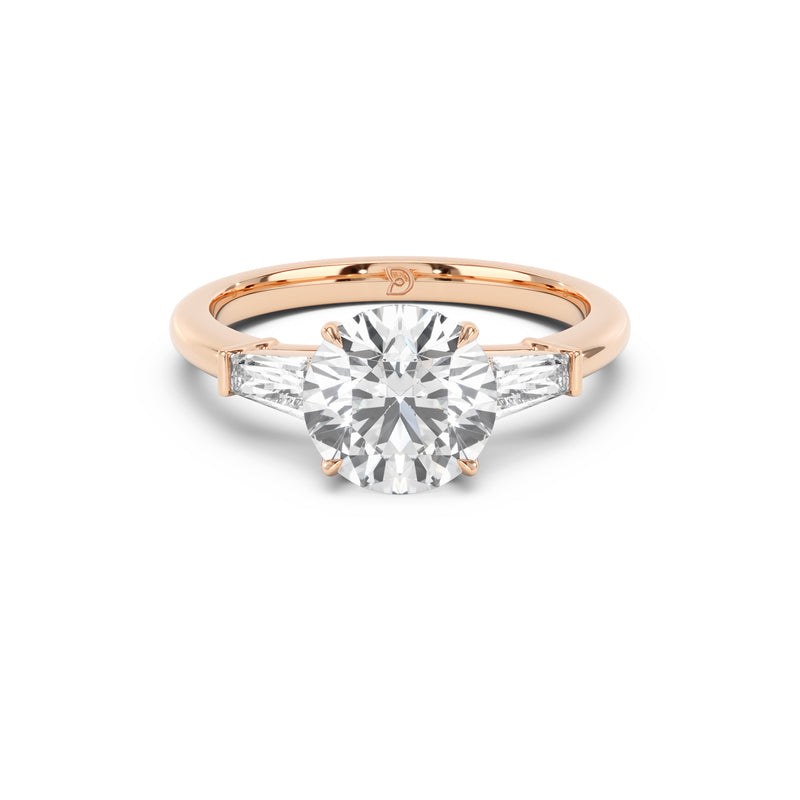 Grace Three Stone Engagement Ring