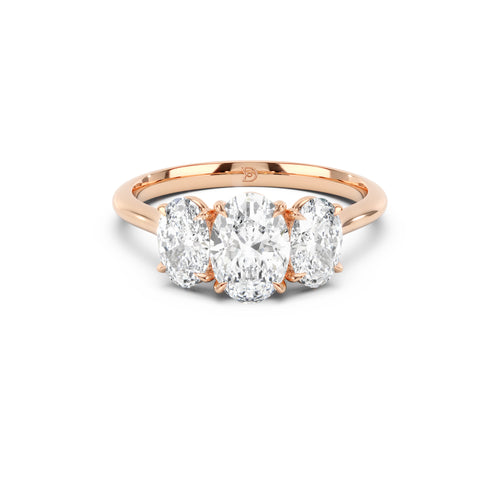 Selene Three Stone Engagement Ring