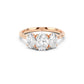 Selene Three Stone Engagement Ring