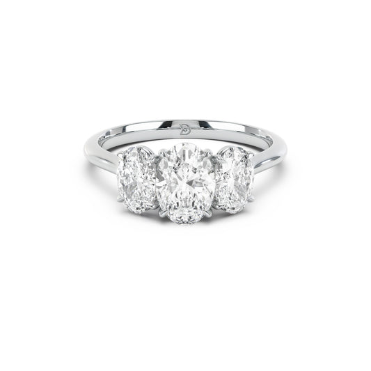 Selene Three Stone Engagement Ring