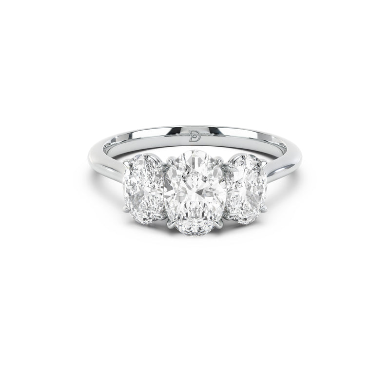 Selene Three Stone Engagement Ring