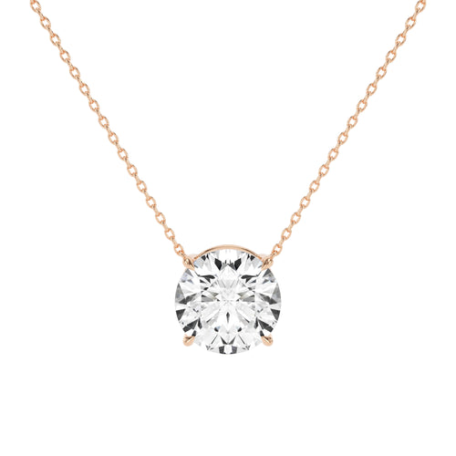 Classic Round Diamond Pendant