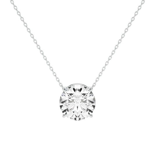 Classic Round Diamond Pendant