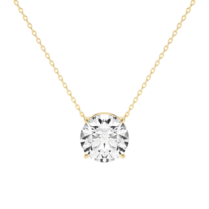 Classic Round Diamond Pendant