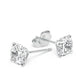 Classic Cushion Diamond Stud Earrings