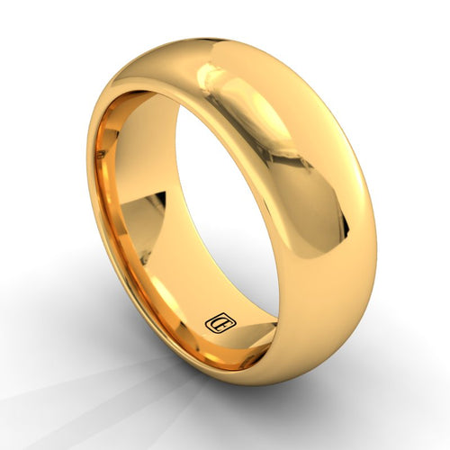 Wire Matte Plain Wedding Band - BA102016 - 14K Gold